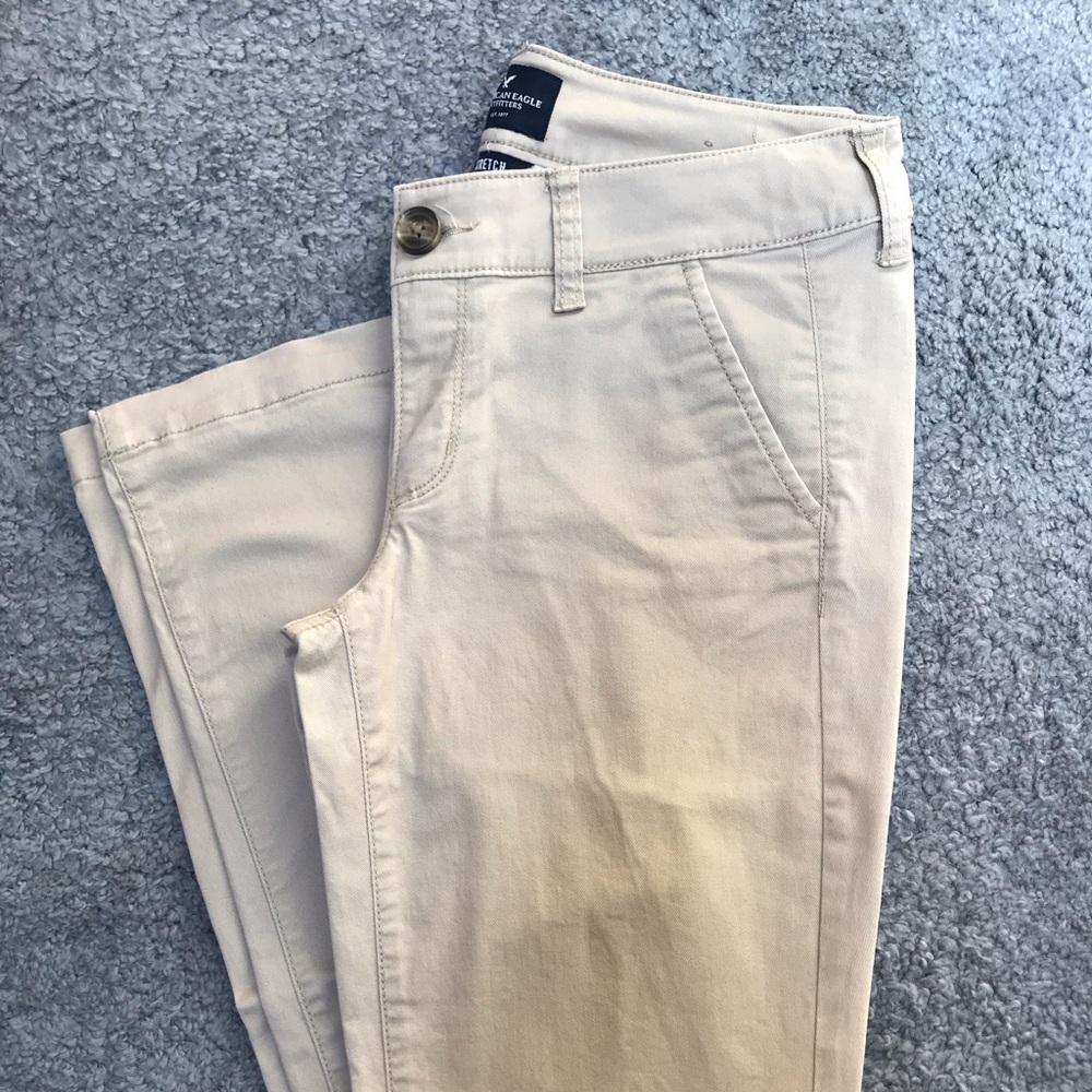 Boot Cut Khakis.